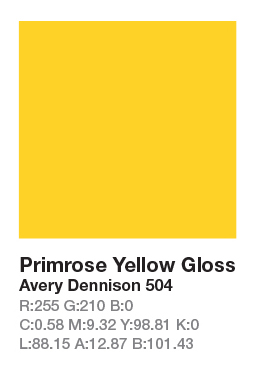 Avery 504 Primrose Yellow  